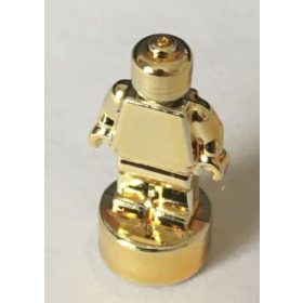 90398 Chrome Gold Statuette, Trophy Custom Chromed by BUBUL