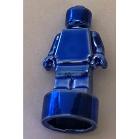 90398 Chrome Blue Statuette, Trophy Custom Chromed by BUBUL