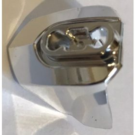   90641 Chrome Silver Hero Factory Armor with Ball Joint Socket - Size 3 or 10498  Custom Chromed by BUBUL