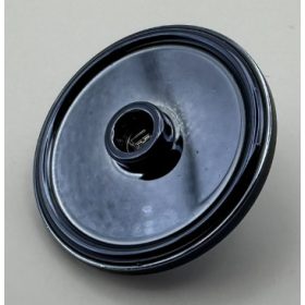   91884 Chrome TITAN Minifig, Shield Round with Stud and Ring Around Edge Custom Chromed by BUBUL