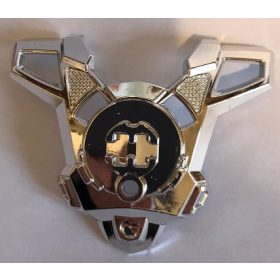   92201 Chrome Silver Hero Factory Chest Armor with Trapezoid Shoulders or 96700  Custom Chromed by BUBUL