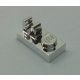 92280 Chrome Silver Plate, Modified 1 x 2 with Clip on Top 44861 Custom Chromed by BUBUL