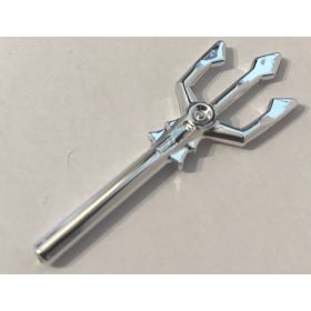   92289 Chrome Silver Minifigure, Weapon Trident or 92290 Custom Chromed by Bubul