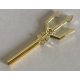92289 Chrome Gold Minifigure, Weapon Trident or 92290 Custom Chromed by Bubul