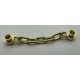 92338 Chrome Gold Chain 5 Links Item No: 92338  Alternate Item No: 39890  Custom Chromed by BUBUL