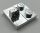 92582 Chrome Silver Hinge Plate 2 x 2 Locking with 1 Finger on Top 53968  Custom Chromed by BUBUL