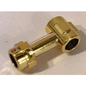   92690 Chrome Gold Bar 1L with Top Stud and 2 Side Studs  Custom Chromed by Bubul