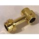 92690 Chrome Gold Bar 1L with Top Stud and 2 Side Studs  Custom Chromed by Bubul