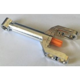   Chrome Silver Technic Linear Actuator Mini    92693  Only for modelling  Custom Chromed by BUBUL