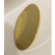 92747 Chrome Gold Minifig, Shield Oval  Custom Chromed by BUBUL