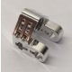 Chrome Silver Technic, Axle and Pin Connector Perpendicular Split  Part: 92907 Custom Chromed by BUBUL