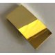 93606 Chrome Gold Slope, Curved 4 x 2 No Studs Custom Chromed by BUBUL