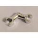 93609 Chrome Silver Arm Skeleton, Bent with Clips (Horizontal Grip)  93609 or 26163 Custom chromed by BUBUL
