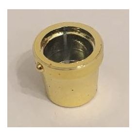   95343 Chrome GOLD Container, Bucket 1 x 1 x 1  Custom Chromed By BUBUL
