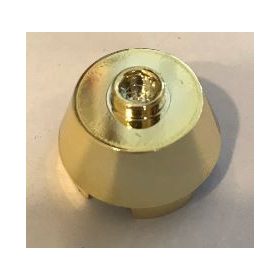   98100 Chrome GOLD Cone 2 x 2 Truncated  98100 Custom Chromed by BUBUL