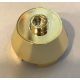 98100 Chrome GOLD Cone 2 x 2 Truncated  98100 Custom Chromed by BUBUL