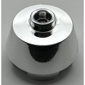   98100 Chrome Silver Cone 2 x 2 Truncated  98100 Custom Chromed by BUBUL