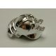 98128 Chrome Silver Minifig, Headgear Helmet Ninja (Ninjago Samurai)   Custom chromed by BUBUL