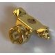 98132 Chrome Gold Minifigure Armor Shoulder Pads with Scabbard for Two Katanas Custom Chromed by BUBUL