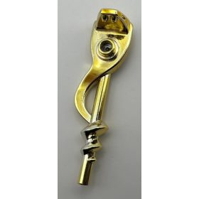   98134 Chrome Gold Minifigure, Utensil Snake / Serpent Staff Custom Chromed by BUBUL