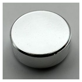   98138 | Chrome SILVER Tile, Round 1 x 1, 35381 | Custom Chromed by BUBUL