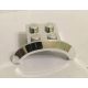 98282 Chrome Silver Vehicle, Mudguard 4 x 2 1/2 x 1 with Arch Round Custom chromed by BUBUL