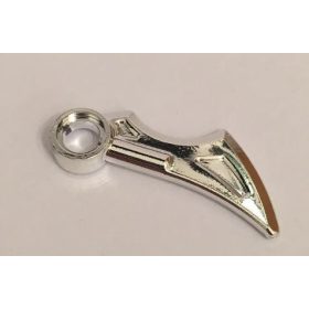   Chrome Silver Wing 1 x 4 with Pin Hole  Part: 98347 Custom chromed by Bubul
