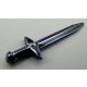 18031 Chrome Titan Minifig, Weapon Sword,   Greatsword Pointed   or 98370   Custom chromed by Bubul