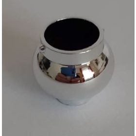   98374 Chrome Silver Minifigure, Utensil Pot Small with Handle Holders Custom Chromed by BUBUL