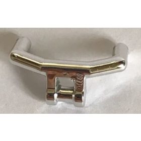   98397 Chrome Silver Minifigure, Utensil Handlebars with Angular Handles Custom Chromed by BUBUL