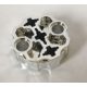 98585 Chrome Silver Hero Factory Weapon Barrel with 2 Pin Holes and 3 Axle Holes  98585 or 31511 Custom chromed by Bubul