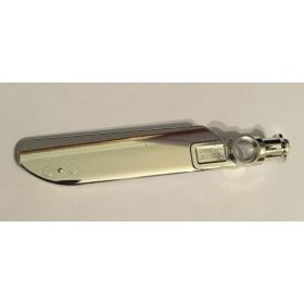   Chrome Silver Technic Rotor Blade Small with Axle and Pin Connector End 99012 Custom Chromed by BUBUL