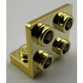   99207 | Chrome Gold Bracket 1 x 2 - 2 x 2 Inverted | Custom Chromed by Bubul