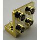 99207 | Chrome Gold Bracket 1 x 2 - 2 x 2 Inverted | Custom Chromed by Bubul