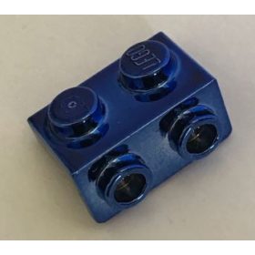   99781 Chrome Blue Bracket 1 x 2 - 1 x 2 99781 Custom Chromed by BUBUL
