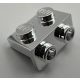 99781 Chrome Silver Bracket 1 x 2 - 1 x 2 99781 Custom Chromed by BUBUL