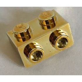   99781 Chrome Gold Bracket 1 x 2 - 1 x 2 99781 Custom Chromed by BUBUL