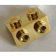 99781 Chrome Gold Bracket 1 x 2 - 1 x 2 99781 Custom Chromed by BUBUL