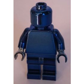   970 Plain minifigure 973 pln Chrome BLUE Custom Chromed by BUBUL 