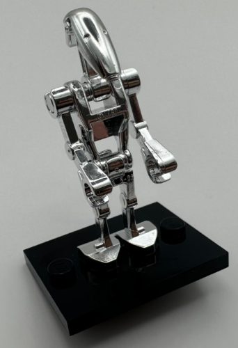 Battle Droid minifigure Chrome Silver Custom Chromed by BUBUL 