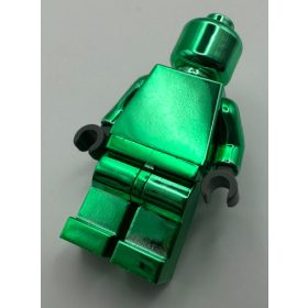   970 Plain minifigure 973 pln Chrome Green Custom Chromed by BUBUL 