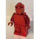 970 Plain minifigure  973 pln Chrome RED Custom Chromed by BUBUL 