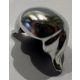 x103 Chrome Silver Minifig, Headgear Hair Pigtails  Custom chromed by Bubul