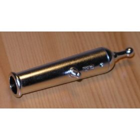   Chrome Silver Minifig, Weapon Cannon Shooting   x110c01 Custom Chromed by Bubul