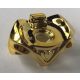 x141 Chrome GOLD Minifigure Armor Breastplate with Shoulder Protection Custom chromed by Bubul