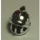 x167, 4503, 59858  | Chrome Silver Minifig, Headgear Helmet Castle with Fixed Face Grille | Custom Chromed by Bubul