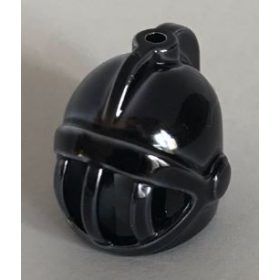   x167, 4503, 59858  | Chrome Titan Minifig, Headgear Helmet Castle with Fixed Face Grille | Custom Chromed by Bubul