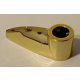 X346 Chrome Gold Bionicle 1 x 3 Tooth with Axle Hole   Part:x346 or 41669 chromed by Bubul
