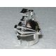x43 Chrome Silver Minifig, Headgear Helmet Castle with Dragon Crown Top    x43  Chromed by Bubul